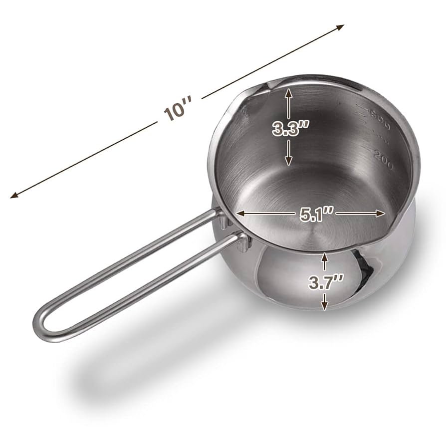 Amazon.com: TIKUSAN Saucepan Stainless Steel Milk Pan Made